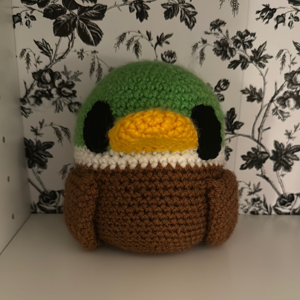 Handmade Crochet Duck Plush